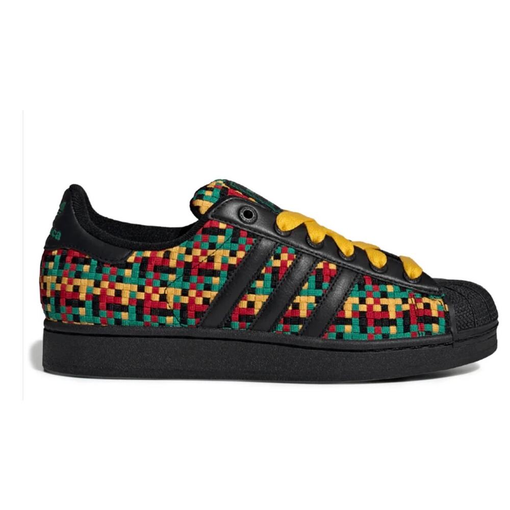NEW ADIDAS ORIGINALS 's Men's 8 Superstar II x Bob Marley IH9785
